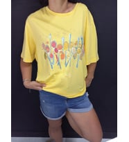 Sarı Renk - Basic T-shirt