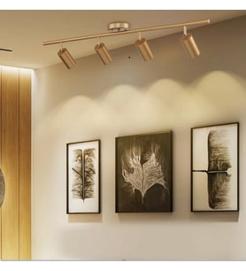 RİOLİGHT LED 4XGU10 DUYLU HARKETLİ BAŞLIK ESKİTME SPOT AMPÜL DAHİLDİR. (Eskitme Altın)