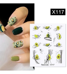 Su transferli nail art sticker X117 (53013-17)
