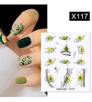 Su transferli nail art sticker X117 (53013-17)
