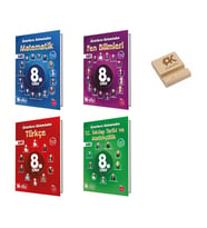 Newton LGS 8. Sınıf Üstatların Kaleminden Matematik Fen Türkçe ve İnkılap Branş Denemeleri 4lü Set