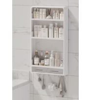 Çok Amaçlı Yapışkanlı Duvar Rafı Organizer