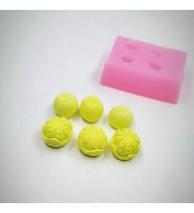 Mini Portakal Silikon Kalıp 1x1x1 Cm