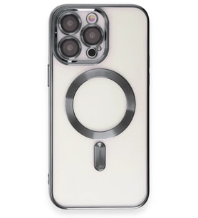 iPhone 15 Pro Kılıf Kross Magneticsafe Kapak - Titan Gri
