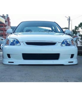 Honda Civic Mugen Ön Ek Karlık Mat Siyah Plastik 1999-2001