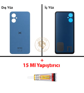 Omix Yapıştırıcı Omix X3 Mavi Yapıştırıcı B-7000 Yapıştırıcı Arka Kapak Arka Cam Batarya Kapağı Lazer Kesim Kapak Pil Kapağı Back Cover