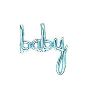 Baby İmza Folyo Balon Mavi 83 Cm-