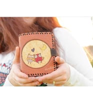 Baykuş Figürlü Küçük Cüzdan Etnik Bohem Retro Style - Taba