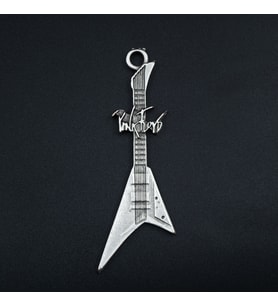 Pink Floyd Elektro Gitar Kolye Ucu - Antik Gümüş Kaplama - Kod:308