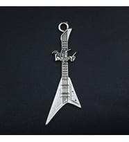 Pink Floyd Elektro Gitar Kolye Ucu - Antik Gümüş Kaplama - Kod:308