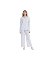 U.S. Polo Assn. Kadın Fitilli Boydan Patlı Pijama Takımı