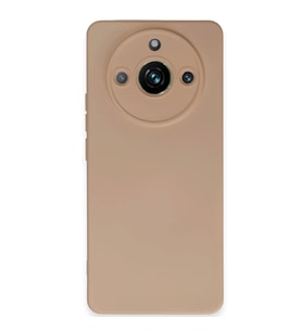 Realme 11 Pro Kılıf Nano içi Kadife Silikon - Pudra