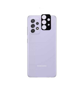 Samsung Galaxy A72 Kamera Lens Koruyucu HD 3D Tempered Glass Cam (Siyah)
