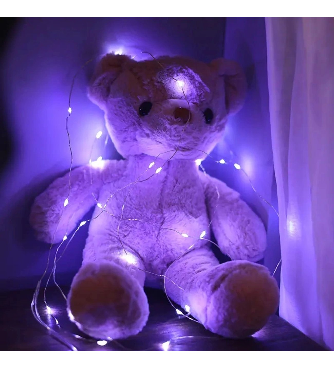 Gd957 Şerit Pilli Aydınlatma 3 Metre 30 Adet Beyaz Peri Led