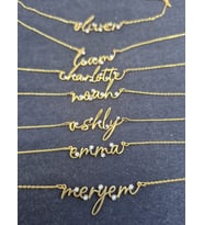 925 Ayar Papatya Silver Zirkon Taşlı İmza İsimli Kolye.rose.gold.rodaj