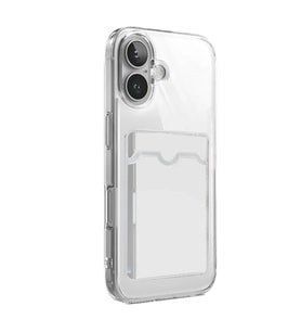 Apple İphone 17 Kart Şeffaf Silikon - Şeffaf