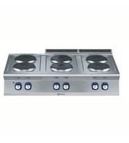 Electrolux Professional Endüstriyel 6 Yuvarlak Pleytli Set Üstü Elektrikli Ocak, Her Ocak 2,6 Kw - 1200 Mm E7ECEL6R00