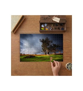 Ağaç - Manzara - Doğa Tasarımı 240 parça Ahşap Puzzle Ahşap Kutuda MP09614