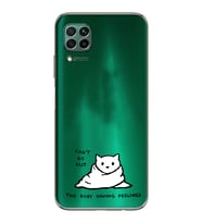 Huawei P40 Lite Uyumlu Baskılı Yumuşak Silikon Şeffaf Telefon Kılıfı
