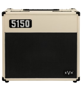 EVH 2257306410 5150 Iconic 15W 1x10 Kombo Elektro Gitar Amfisi (Fildişi)  15 Watt Güç ve 10 İnç Hoparlör Ev ve Stüdyo İçin Efsanevi Eddie Van Halen Tonları