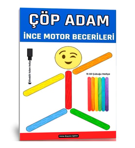 Çöp ADAM İnce Motor Becerileri Kitabı