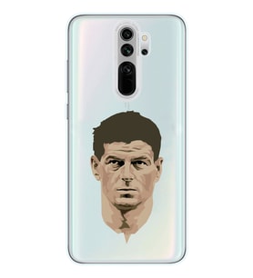 Redmi Note 8 Pro Uyumlu Steven Gerrard Tasarımlı Şeffaf Telefon Kılıfı