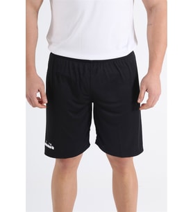 Diadora Düz  Siyah Antrenman - Spor Şort - DDANT-SORT