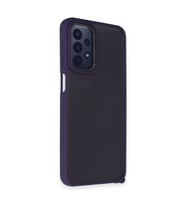 Samsung Galaxy A23 4g Kılıf Elegant Kapak - Derin Mor