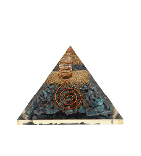 Apatit Doğal Taş Organit Piramit - 6cm (Karışık)