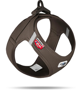 VEST HARNESS CLASP AIR-MESH BROWN XL