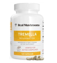 Real Mushrooms, Tremella, Mushroom Extract 120 Capsules.