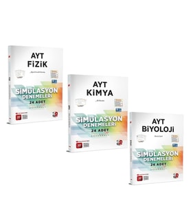 3D AYT Fizik Kimya ve Biyoloji Deneme Seti 3 Kitap
