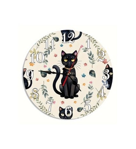 bilge Tasarım Çocuk Odası Duvar Saati 35 x 35 CM (Karışık)