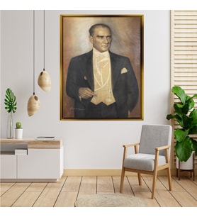 ÇERÇEVELİ ATATÜRK TABLO S355