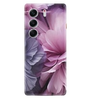 Camon 40 4G Kılıf Boutique Baskılı Resimli Çiçek Mor Pcode -028