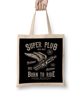 Super Plug Born To Ride Bez Çanta Uzun Saplı