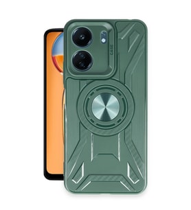 Xiaomi Redmi 13c Kılıf Lincoln Silikon - Koyu Yeşil