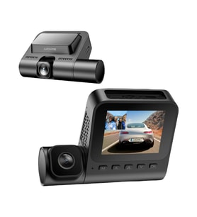 Azdome V600 Çift Kameralı Araç Içi Kamera 2.4” IPS Ekran, Su Geçirmez Arka Kamera, Geniş Açı, Gece Görüşü, G-Sensör