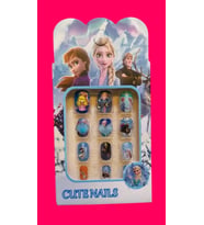 ELSA ÇOCUK TAKMA TIRNAĞI  (OYUNCAK SÜSLEMELİ) (Kırmızı)