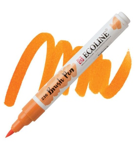Talens Ecoline Brush Pen Fırça Uçlu Kalem 236 Light Orange 