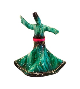 Semazen Dekoratif Biblo Koyu Yeşil 22cm