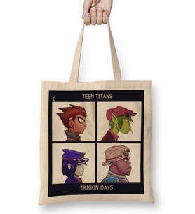 Teen Titans Bez Çanta Uzun Saplı