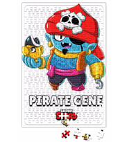 Brawl Stars Pırate Gene Puzzle 240 Parça Yapboz
