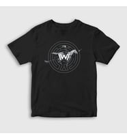 Presmono Unisex Çocuk Siyah Rider Westworld T-Shirt 224999tt