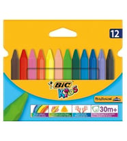 Bic Mum Boya Plastidecor Karton Üçgen 12Li