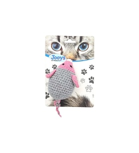 Jooys Amigurumi Kedi Oyuncağı Tekli Fare
