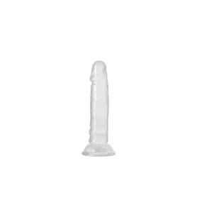 Şeffaf Fosforlu Silikon Dildo 13 cm