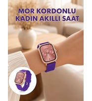 Northcity Rose Gold Dokunmatik Kadın Akıllı Saat - Arama Özelliği ile Günlük Tutku
