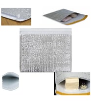 Soğuk Zincir Torbası Cool Mailer 45 x 35 x 5 cm 10 Adet (Gümüş)