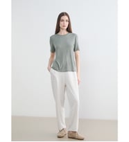 LCW Modest Bej Beli Lastikli Soft Touch Kadın Eşofman Altı